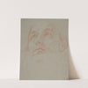 Head of a Bearded Man Looking to Upper Left (Saint Ambrose) (1625–1713) by Carlo Maratti