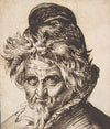 Head of a Bearded Man Wearing a Cap