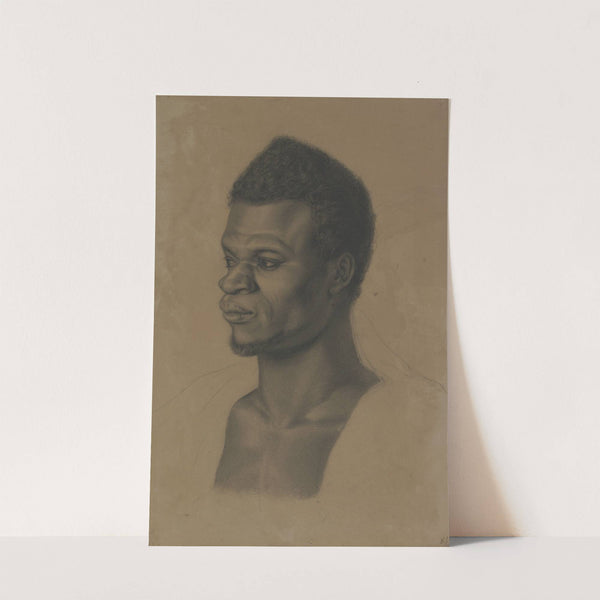 Head of a black man by Louis Eysen