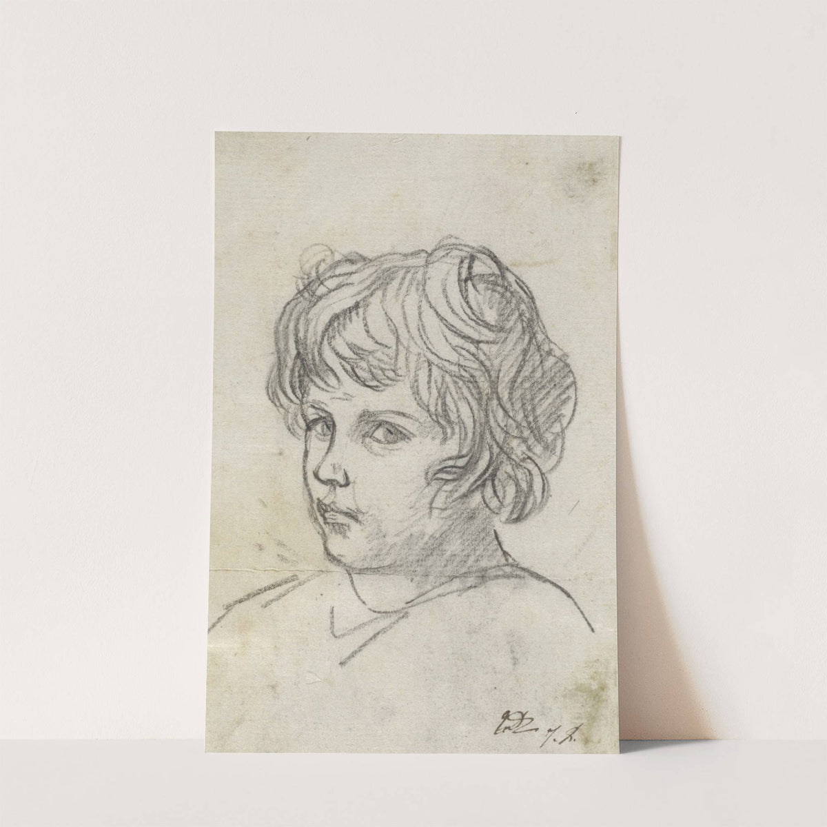 Head of a Boy by Jacques Louis David
