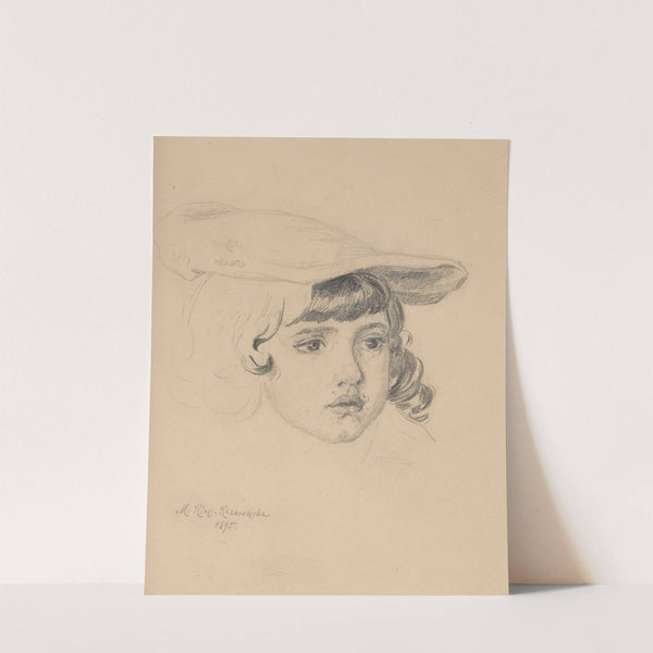 Head of a Child in a Beret (1895) by Maria Klass-Kazanowska