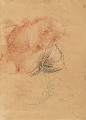 Head of a Frightened Girl
