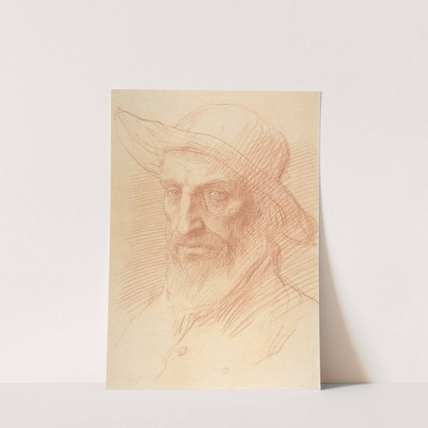 Head of a Gamekeeper (1837–1911) by Alphonse Legros