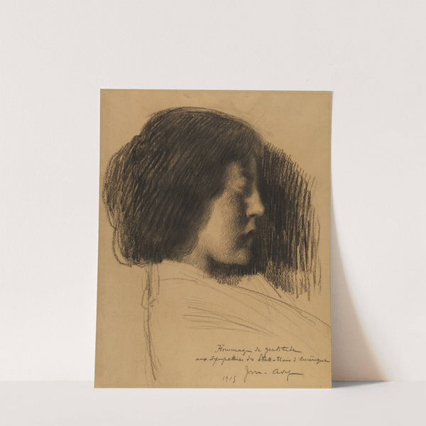Head of a Girl by Joseph-Marius Jean Avy