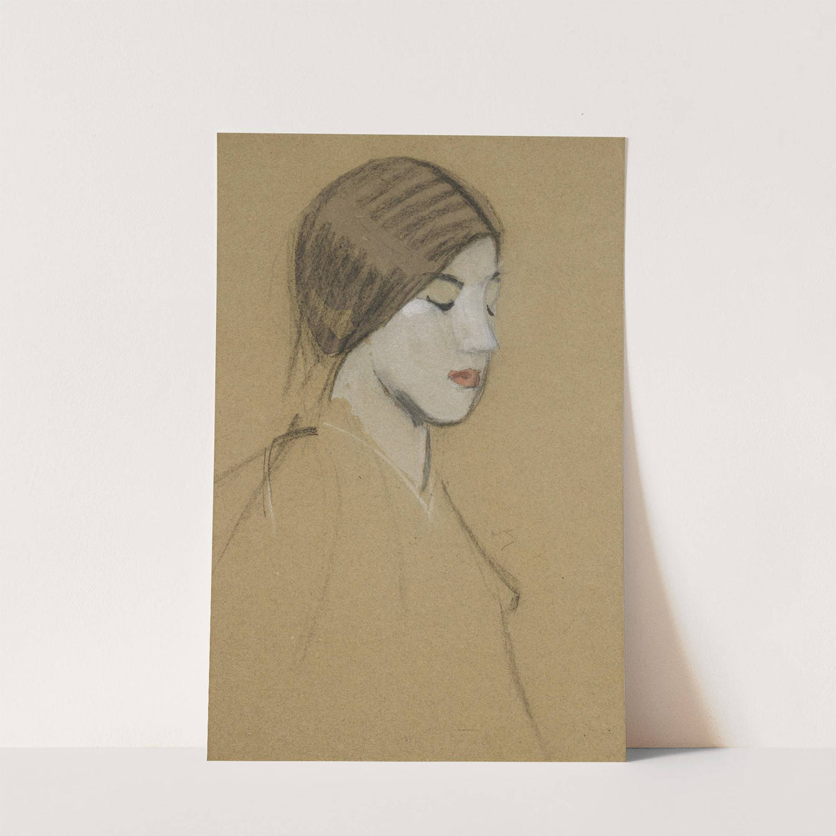 Head Of A Girl by Helene Schjerfbeck