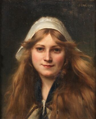 Head of a girl