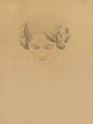 Head of a girl (1890 - 1916)