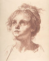 Head of a Girl Looking Up
