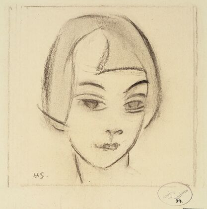 Head of a Girl (Vignette, Karin)