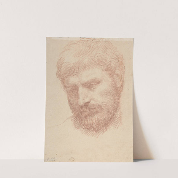 Head of a Man (1837–1911) by Alphonse Legros