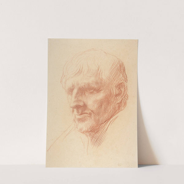 Head of a Man (1837–1911) by Alphonse Legros