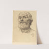 Head of a Man (Tete d’homme) IV by Alphonse Legros