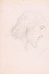 Head of a Model in Profile, as Christ