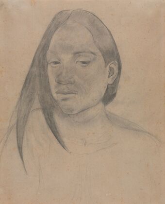Head of a Tahitian Woman