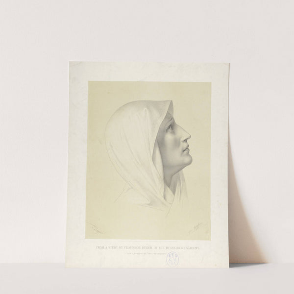 Head of a woman (1860-1867) by Ernst Deger
