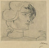 Head of a Woman (Marguérite Adolphine Helfrich) (1897)