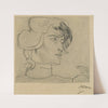 Head of a Woman (Marguérite Adolphine Helfrich) (1897) by Jan Toorop