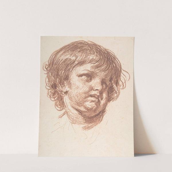 Head of a Young Boy by Jean-Baptiste Greuze