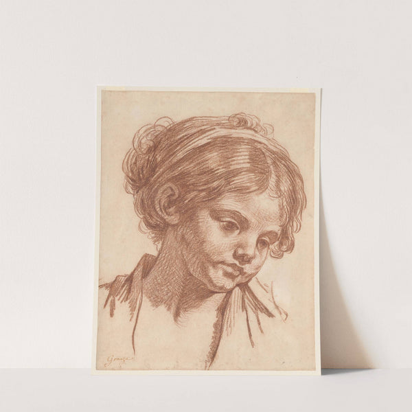 Head of a young girl (1777) by Jean-Baptiste Greuze