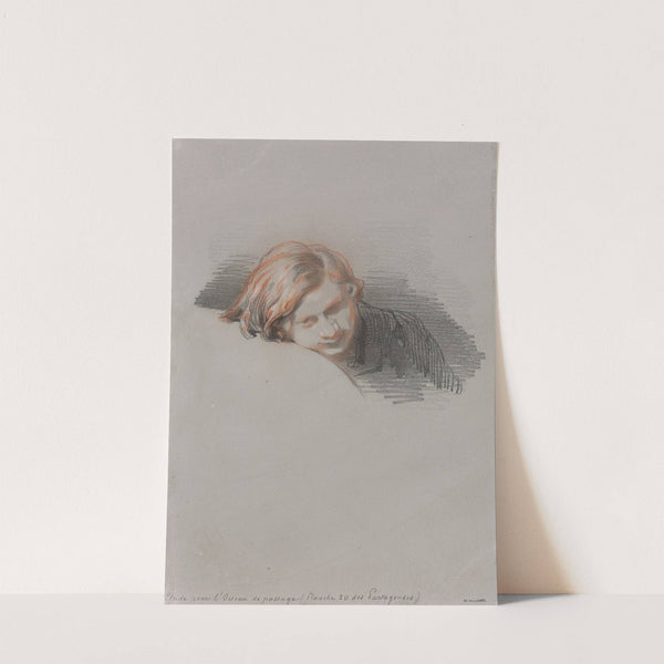 Head of a Young Man (Study for L&#039;Oiseau de passage) by Paul Gavarni