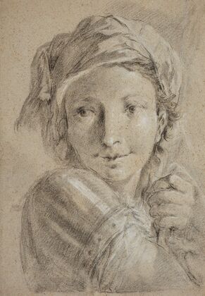 Head of a young soldier