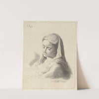 Head of a Young Woman by Thomas Worlidge