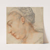 Head of a Young Woman (c. 1605) by Hendrick Goltzius