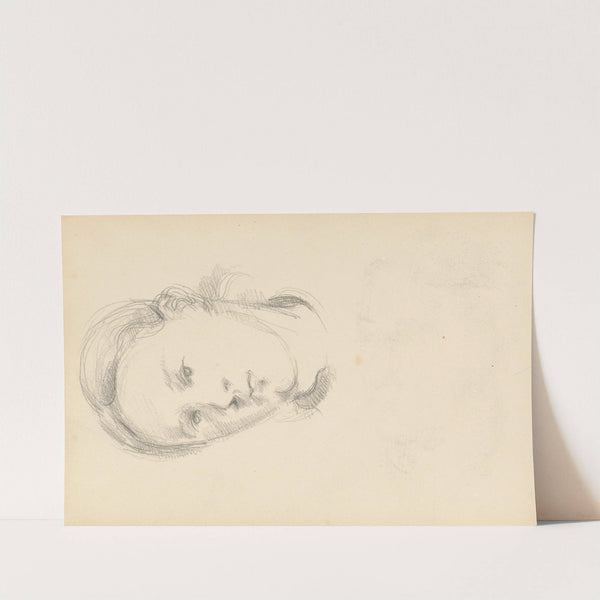 Head of a Young Woman (c. 1880) by Paul Cézanne