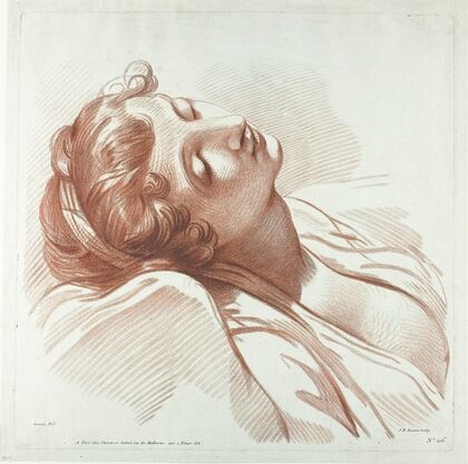 Head of a Young Woman Asleep — size preview