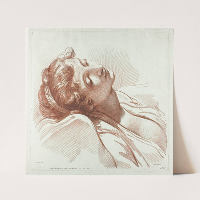Head of a Young Woman Asleep by Jean-Baptiste Lucien