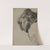 Head of a Young Woman Seen from Below (1886) by Adolph von Menzel