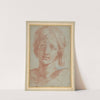 Head of a Young Woman Wearing a Turban by Alessandro Tiarini