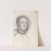 Head of an elderly lady: studies from Raphael's Disputation by Sir Joshua Reynolds