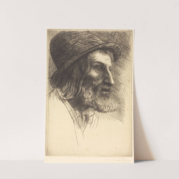 Head of an English Laborer (Tete d’ouvrier anglais (Le berger)) by Alphonse Legros