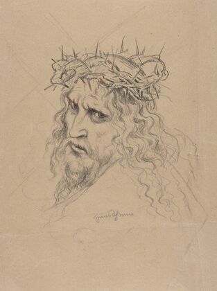 Head of Christ Crowned with Thorns (1870 - 1890)