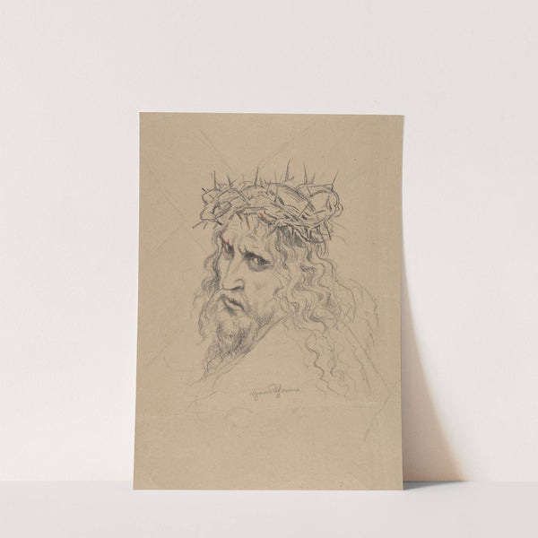 Head of Christ Crowned with Thorns (1870 - 1890) by Hans Thoma