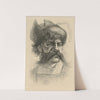 Head of man with Renaissance hat by Thomas Nast