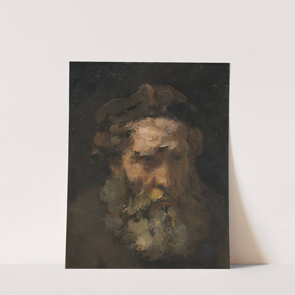 Head of Saint Matthew (probably early 1660s) by Follower of Rembrandt van Rijn