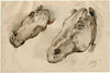 Head of two horses