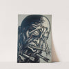 Head Pierced with Arrows, from the Los teules series (1947) by José Clemente Orozco