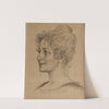 Head Study Mrs. Signe Thiel by Carl Larsson