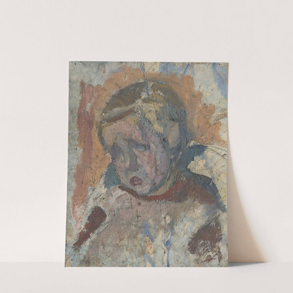 Head Study of a Boy by Frida Konstantin