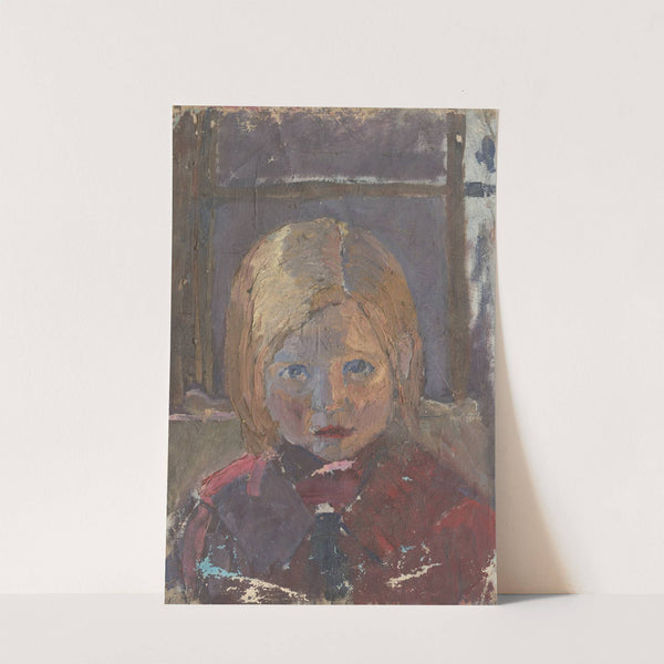 Head Study of a Girl by Frida Konstantin