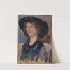 Head Study Of A Girl In A Hat (1901–1925) by Ľudovít Pitthordt