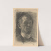 Head Study of a Man with a Stiff Collar by Eduard Putra