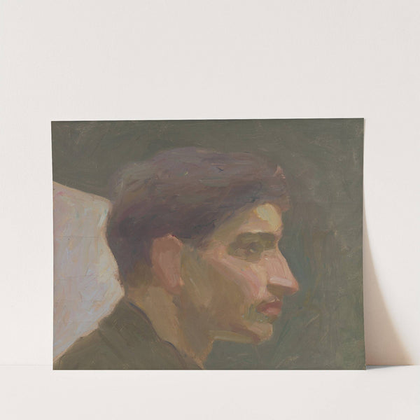 Head Study of a Young Man by Eduard Putra