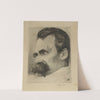 Head Study of Friedrich Nietzsche by Hans Olde