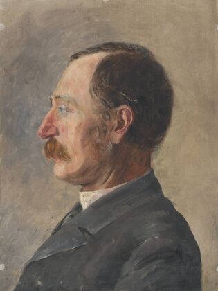 Head Study of Man in Profile