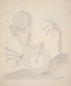 Head with Sign, Hand, Wheel, and Auto Horn