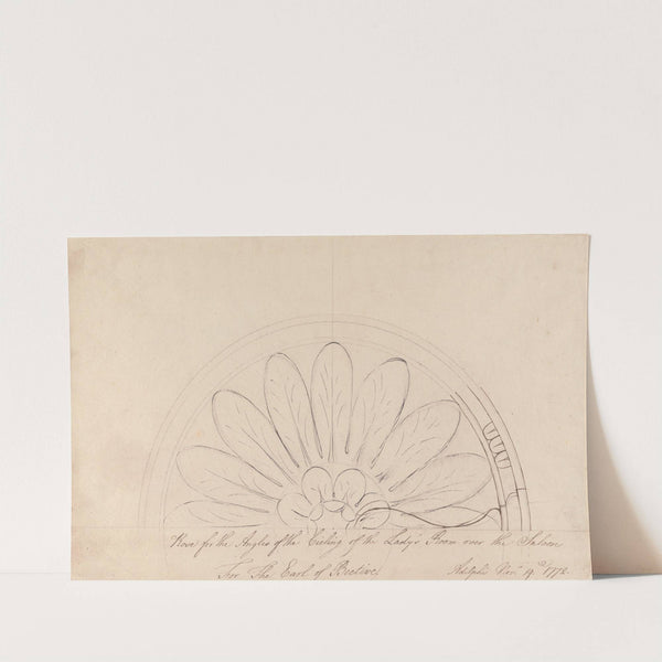 Headfort House: Lady&#8217;s Room Ceiling Rose (1772) by Robert Adam